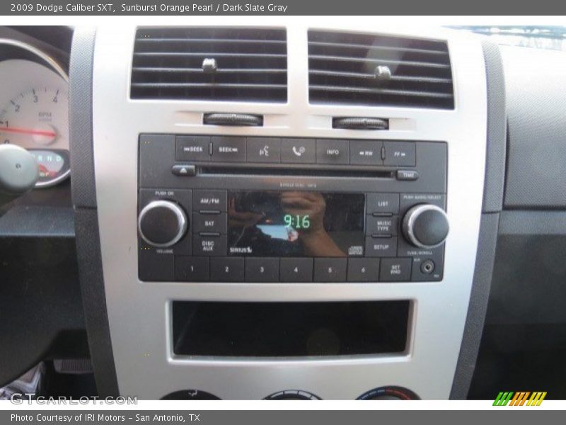 Sunburst Orange Pearl / Dark Slate Gray 2009 Dodge Caliber SXT