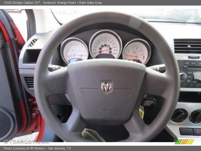 Sunburst Orange Pearl / Dark Slate Gray 2009 Dodge Caliber SXT