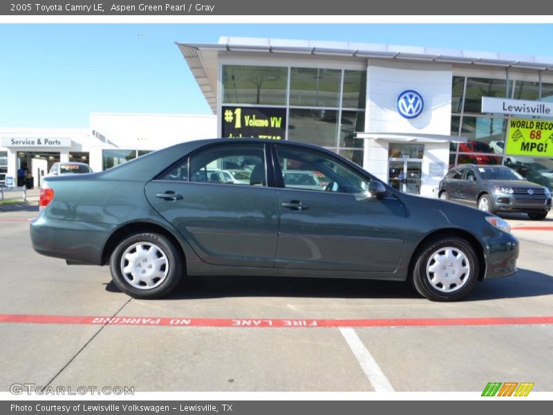 Aspen Green Pearl / Gray 2005 Toyota Camry LE