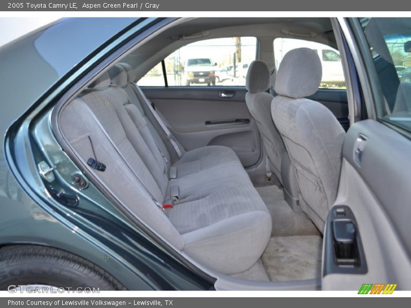 Aspen Green Pearl / Gray 2005 Toyota Camry LE