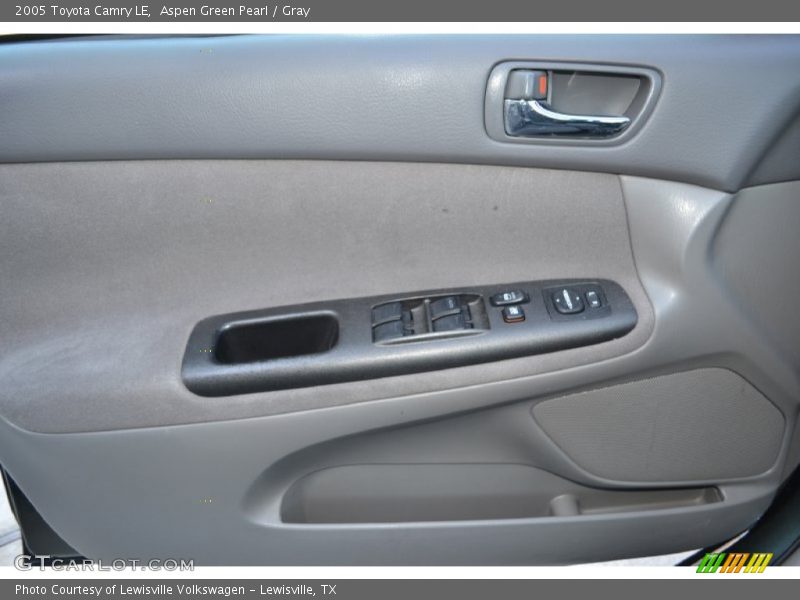 Aspen Green Pearl / Gray 2005 Toyota Camry LE