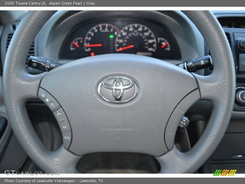 Aspen Green Pearl / Gray 2005 Toyota Camry LE
