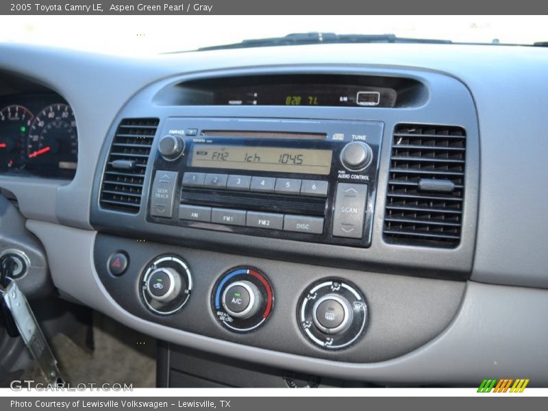 Aspen Green Pearl / Gray 2005 Toyota Camry LE