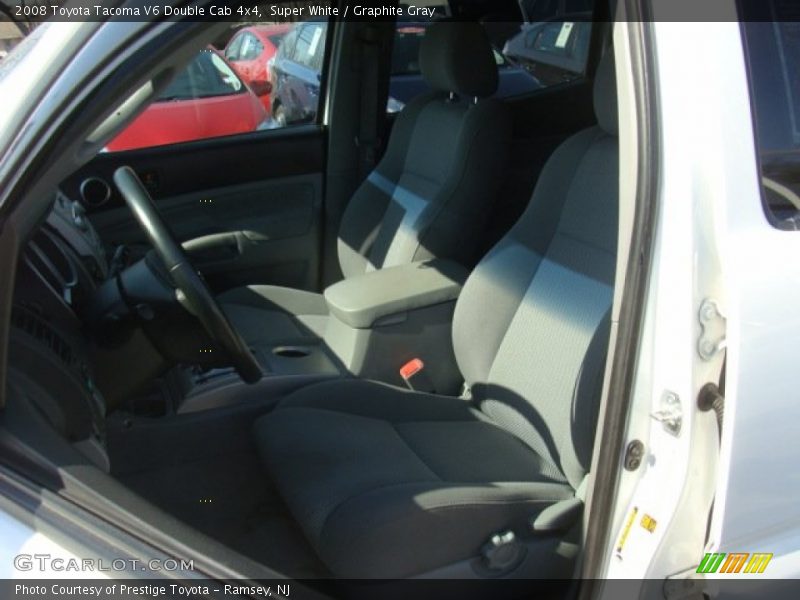 Super White / Graphite Gray 2008 Toyota Tacoma V6 Double Cab 4x4
