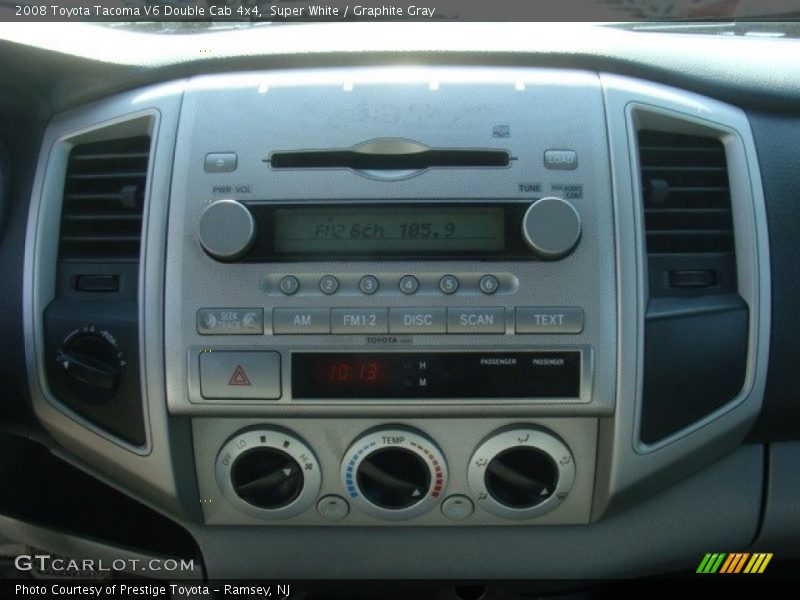 Super White / Graphite Gray 2008 Toyota Tacoma V6 Double Cab 4x4