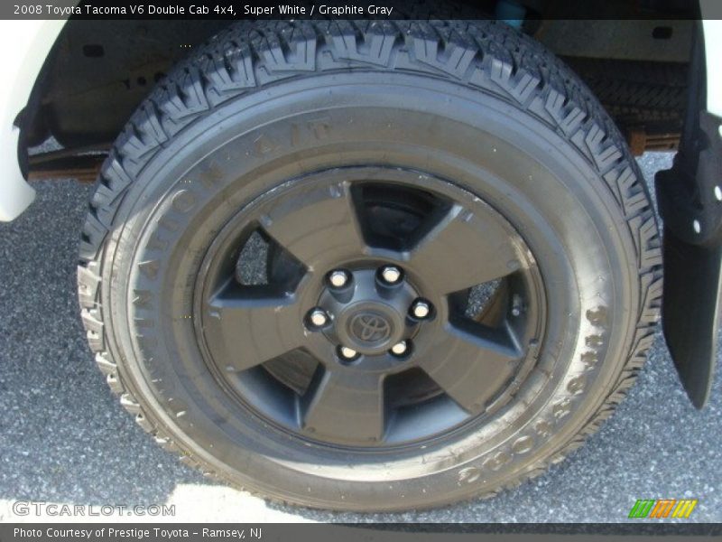 Super White / Graphite Gray 2008 Toyota Tacoma V6 Double Cab 4x4