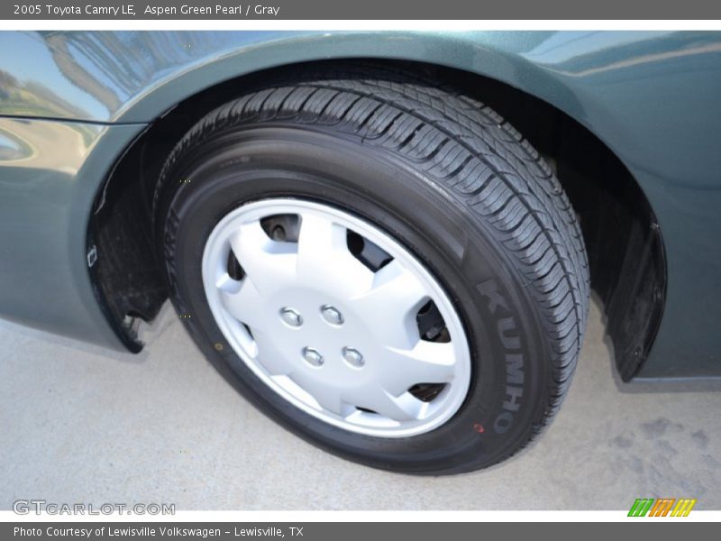 Aspen Green Pearl / Gray 2005 Toyota Camry LE