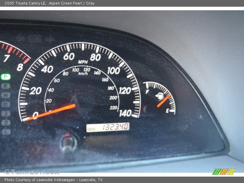 Aspen Green Pearl / Gray 2005 Toyota Camry LE