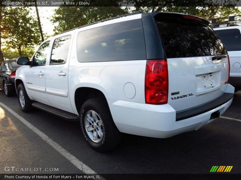 Summit White / Ebony 2008 GMC Yukon XL SLT