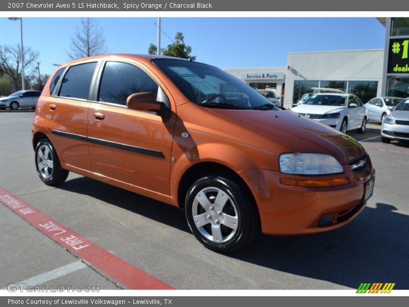 Front 3/4 View of 2007 Aveo 5 LS Hatchback