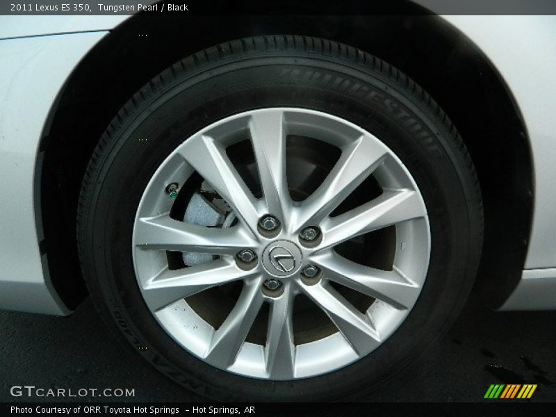 Tungsten Pearl / Black 2011 Lexus ES 350