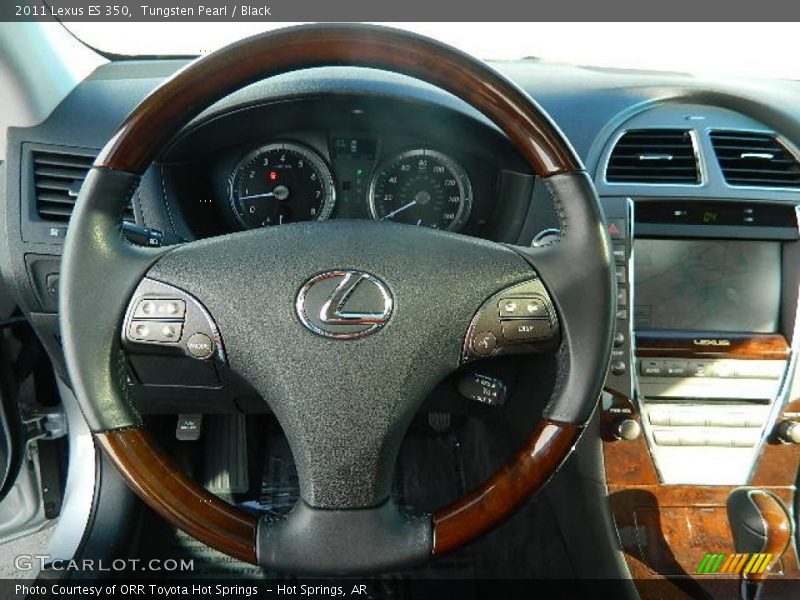 Tungsten Pearl / Black 2011 Lexus ES 350