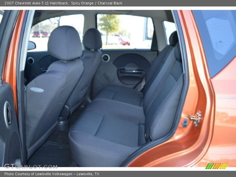 Rear Seat of 2007 Aveo 5 LS Hatchback