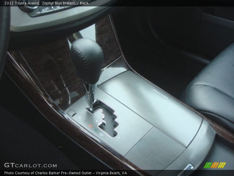 Zephyr Blue Metallic / Black 2012 Toyota Avalon