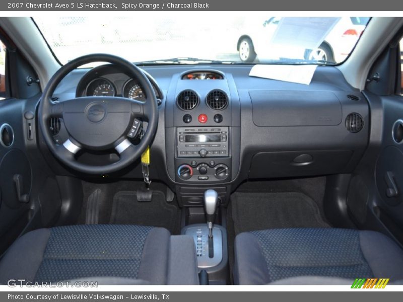 Dashboard of 2007 Aveo 5 LS Hatchback