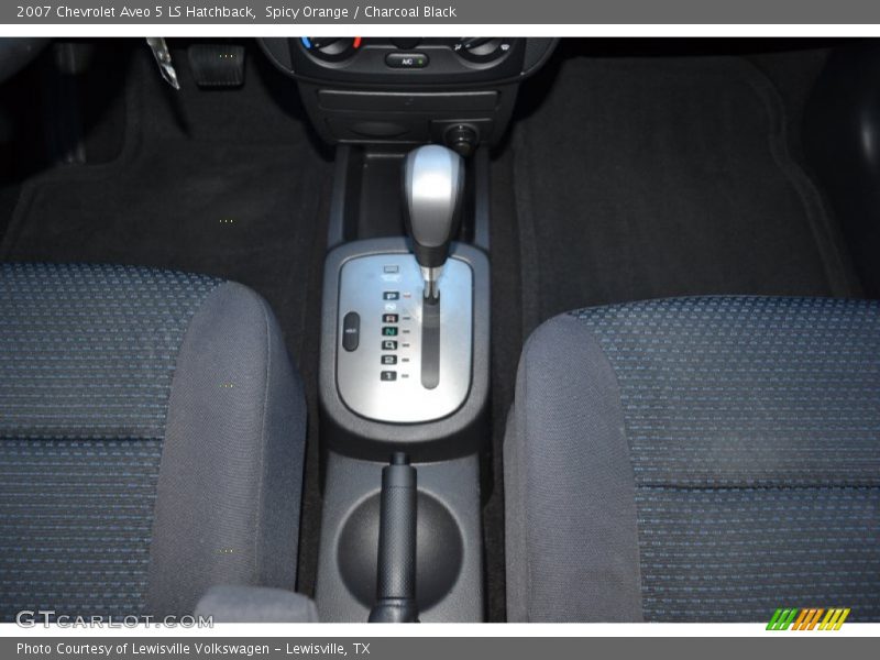 Spicy Orange / Charcoal Black 2007 Chevrolet Aveo 5 LS Hatchback