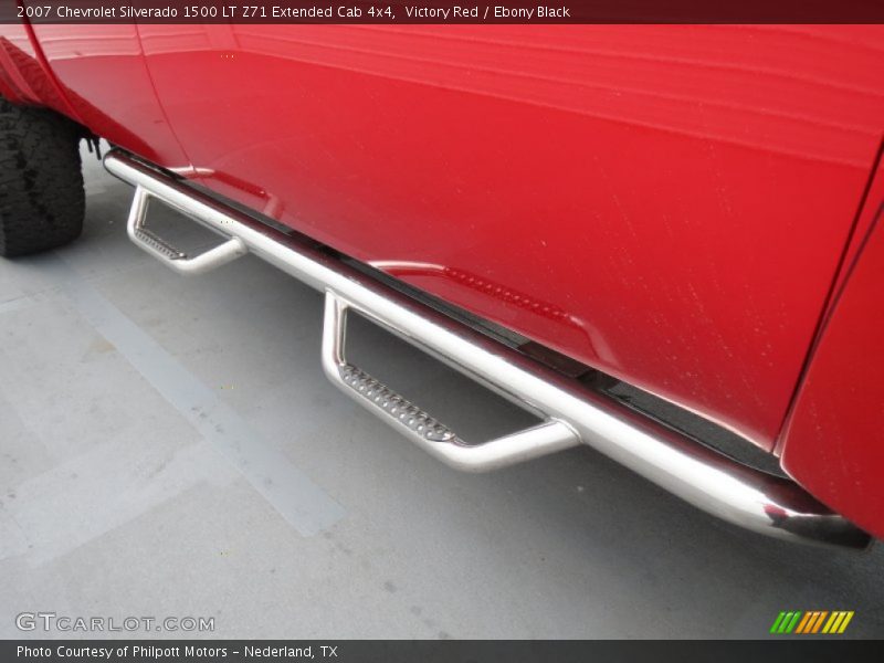 Victory Red / Ebony Black 2007 Chevrolet Silverado 1500 LT Z71 Extended Cab 4x4