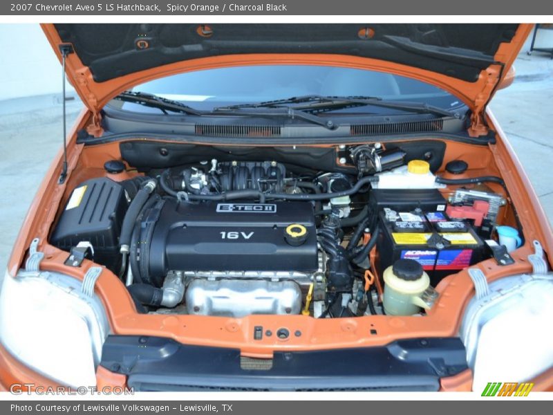  2007 Aveo 5 LS Hatchback Engine - 1.6 Liter DOHC 16-Valve E-TEC 4 Cylinder
