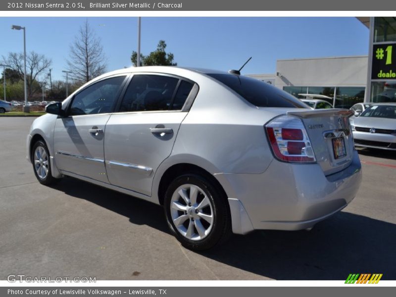 Brilliant Silver Metallic / Charcoal 2012 Nissan Sentra 2.0 SL