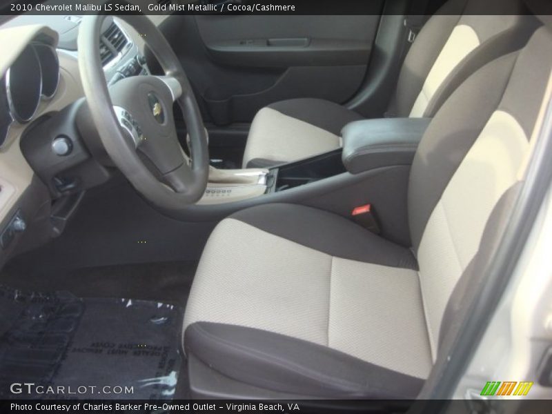 Gold Mist Metallic / Cocoa/Cashmere 2010 Chevrolet Malibu LS Sedan