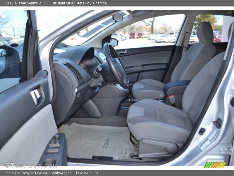 Brilliant Silver Metallic / Charcoal 2012 Nissan Sentra 2.0 SL