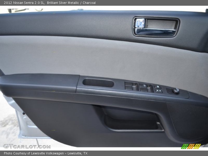 Brilliant Silver Metallic / Charcoal 2012 Nissan Sentra 2.0 SL
