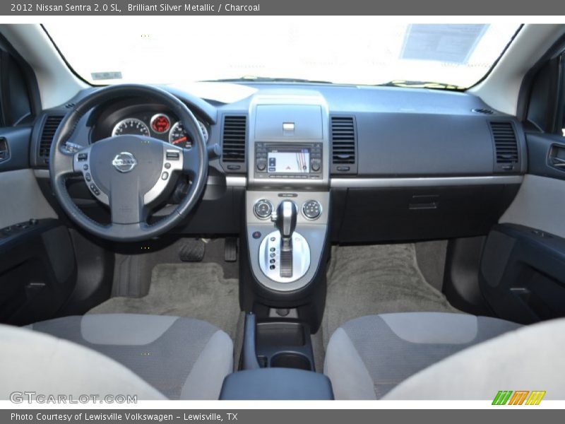 Brilliant Silver Metallic / Charcoal 2012 Nissan Sentra 2.0 SL