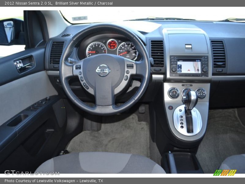 Brilliant Silver Metallic / Charcoal 2012 Nissan Sentra 2.0 SL