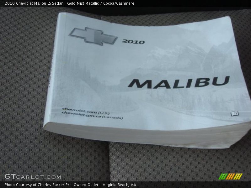 Gold Mist Metallic / Cocoa/Cashmere 2010 Chevrolet Malibu LS Sedan