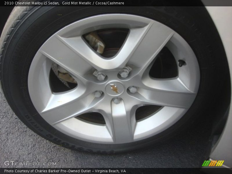 Gold Mist Metallic / Cocoa/Cashmere 2010 Chevrolet Malibu LS Sedan