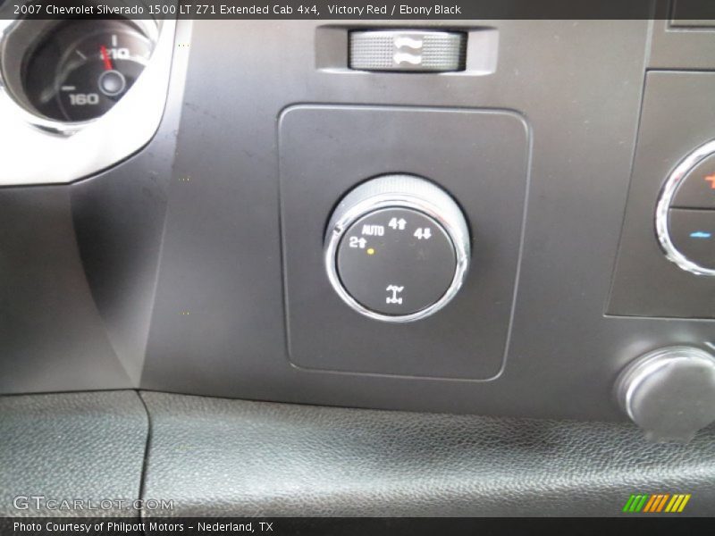 Victory Red / Ebony Black 2007 Chevrolet Silverado 1500 LT Z71 Extended Cab 4x4