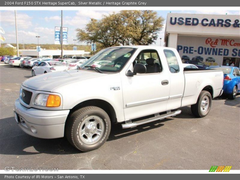 Silver Metallic / Heritage Graphite Grey 2004 Ford F150 STX Heritage SuperCab