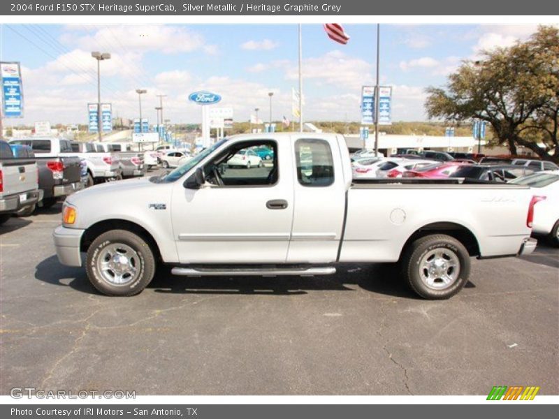 Silver Metallic / Heritage Graphite Grey 2004 Ford F150 STX Heritage SuperCab
