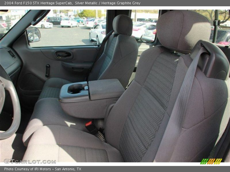 Silver Metallic / Heritage Graphite Grey 2004 Ford F150 STX Heritage SuperCab