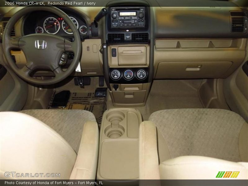 Redondo Red Pearl / Ivory 2006 Honda CR-V LX