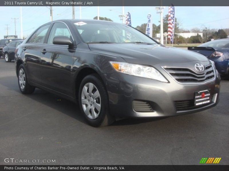 Magnetic Gray Metallic / Ash 2011 Toyota Camry LE