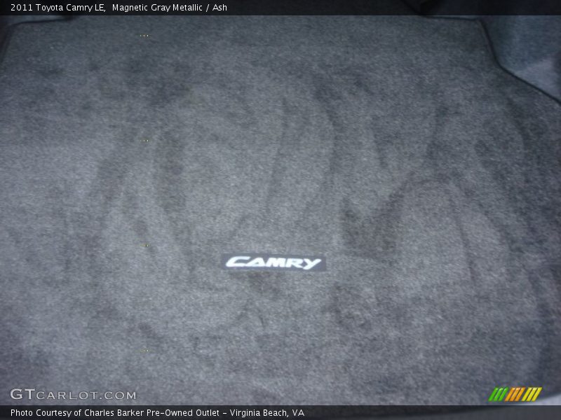 Magnetic Gray Metallic / Ash 2011 Toyota Camry LE