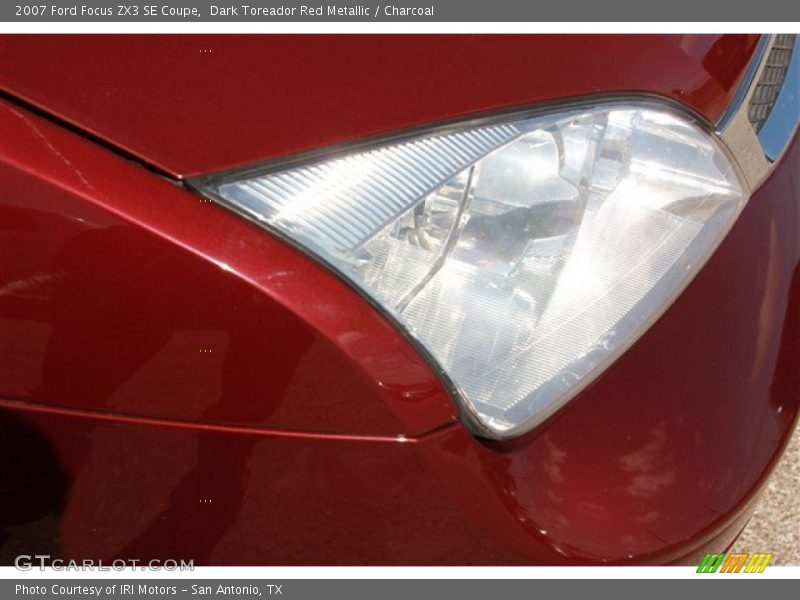 Dark Toreador Red Metallic / Charcoal 2007 Ford Focus ZX3 SE Coupe