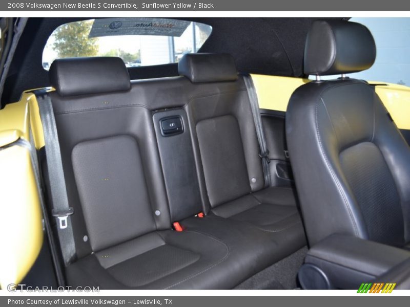 Sunflower Yellow / Black 2008 Volkswagen New Beetle S Convertible