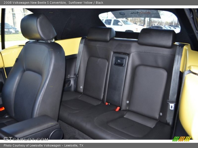 Sunflower Yellow / Black 2008 Volkswagen New Beetle S Convertible