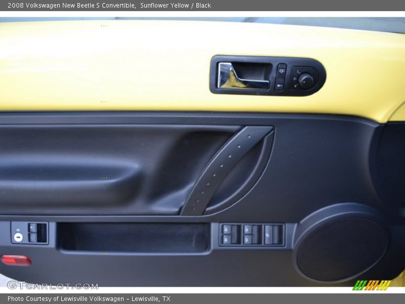 Sunflower Yellow / Black 2008 Volkswagen New Beetle S Convertible