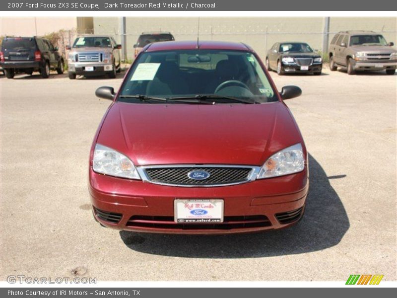 Dark Toreador Red Metallic / Charcoal 2007 Ford Focus ZX3 SE Coupe