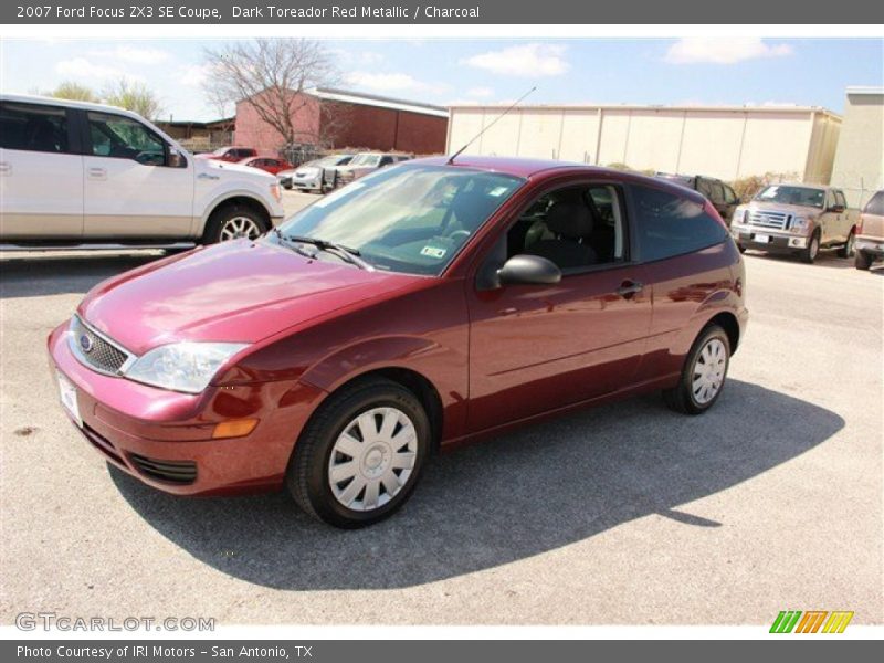 Dark Toreador Red Metallic / Charcoal 2007 Ford Focus ZX3 SE Coupe