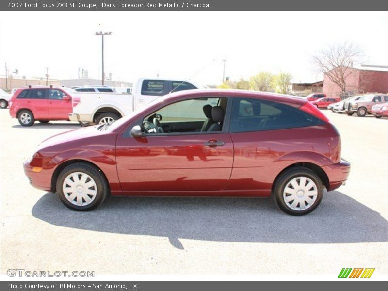 Dark Toreador Red Metallic / Charcoal 2007 Ford Focus ZX3 SE Coupe