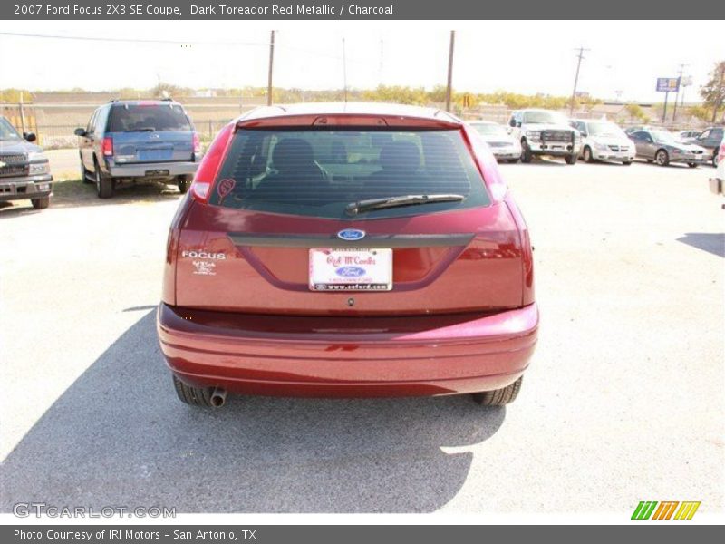 Dark Toreador Red Metallic / Charcoal 2007 Ford Focus ZX3 SE Coupe