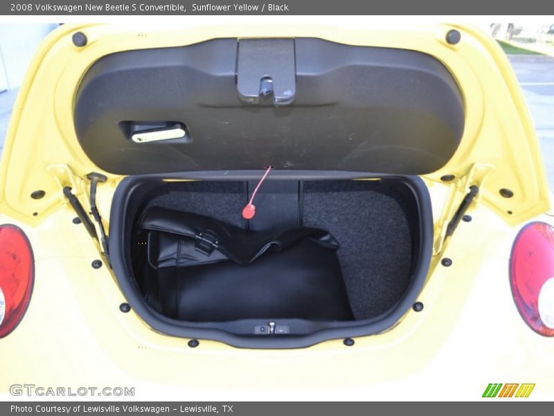 Sunflower Yellow / Black 2008 Volkswagen New Beetle S Convertible
