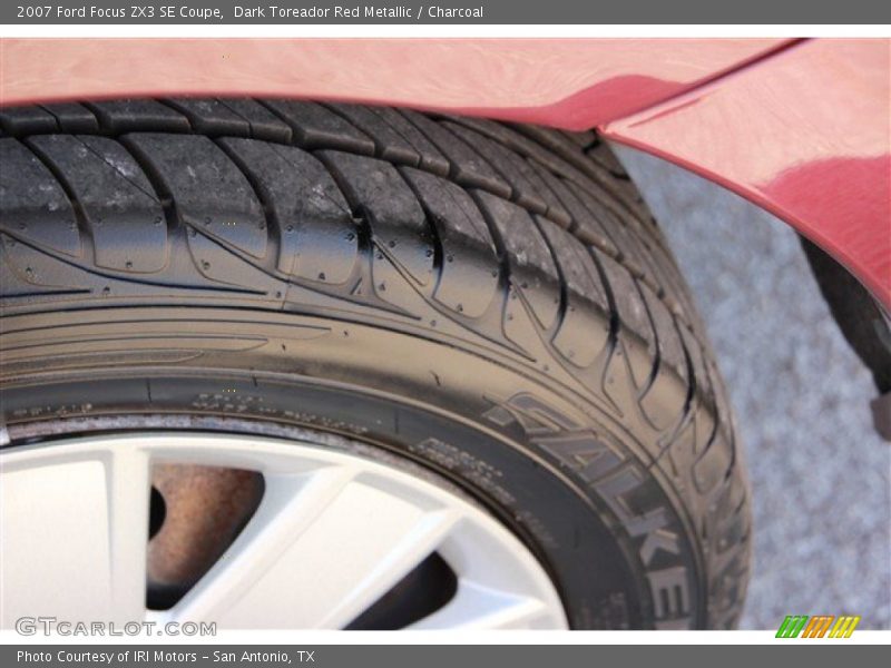 Dark Toreador Red Metallic / Charcoal 2007 Ford Focus ZX3 SE Coupe