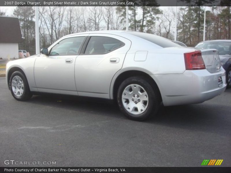 Bright Silver Metallic / Dark Slate Gray/Light Slate Gray 2007 Dodge Charger