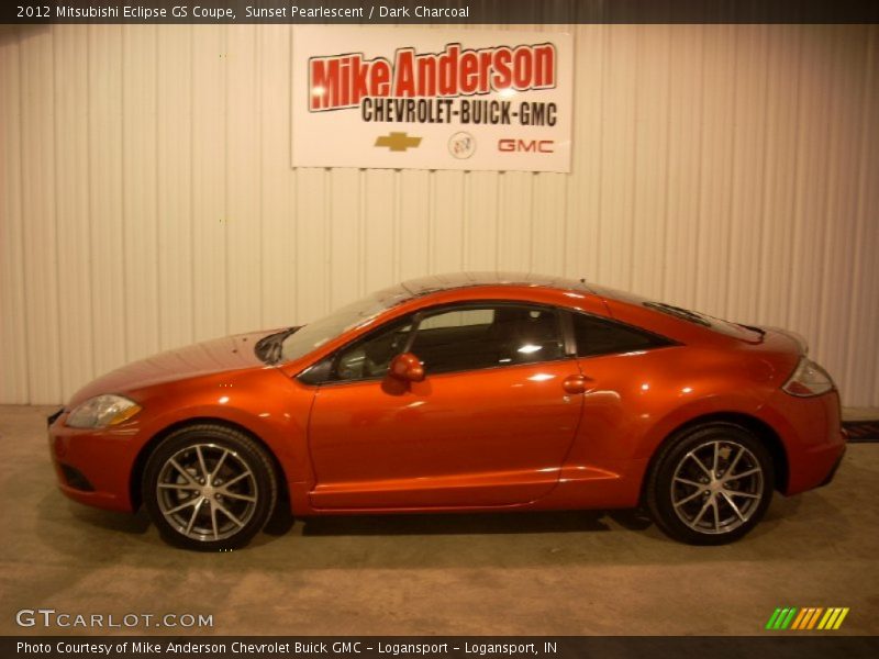 Sunset Pearlescent / Dark Charcoal 2012 Mitsubishi Eclipse GS Coupe
