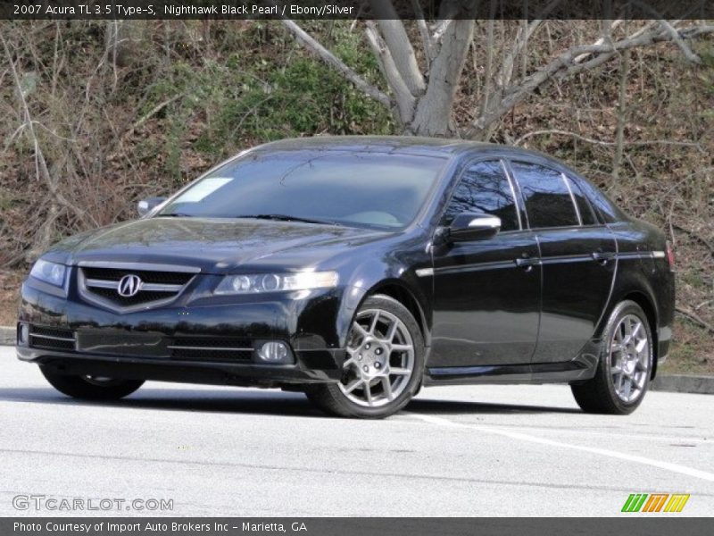 Nighthawk Black Pearl / Ebony/Silver 2007 Acura TL 3.5 Type-S
